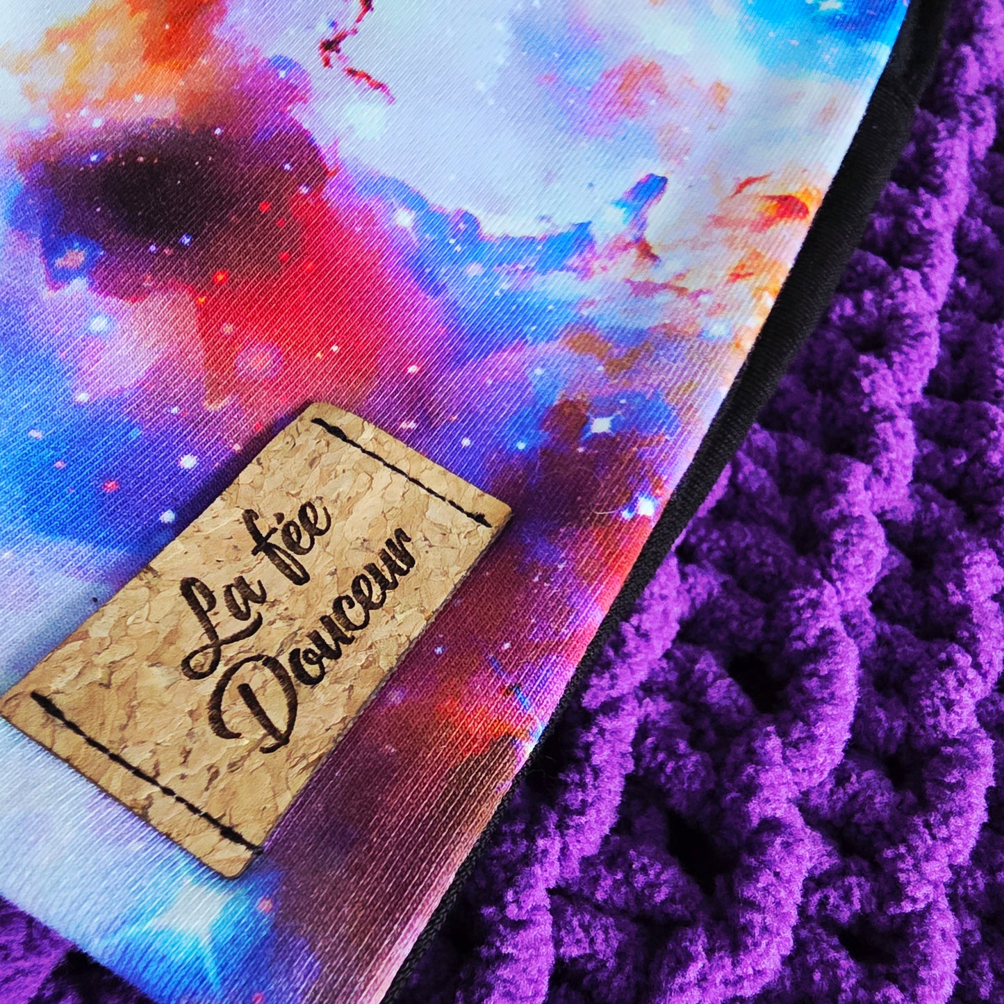 Tuque modèle GALAXY, tuque mince réversible (noir uni), douce et confortable