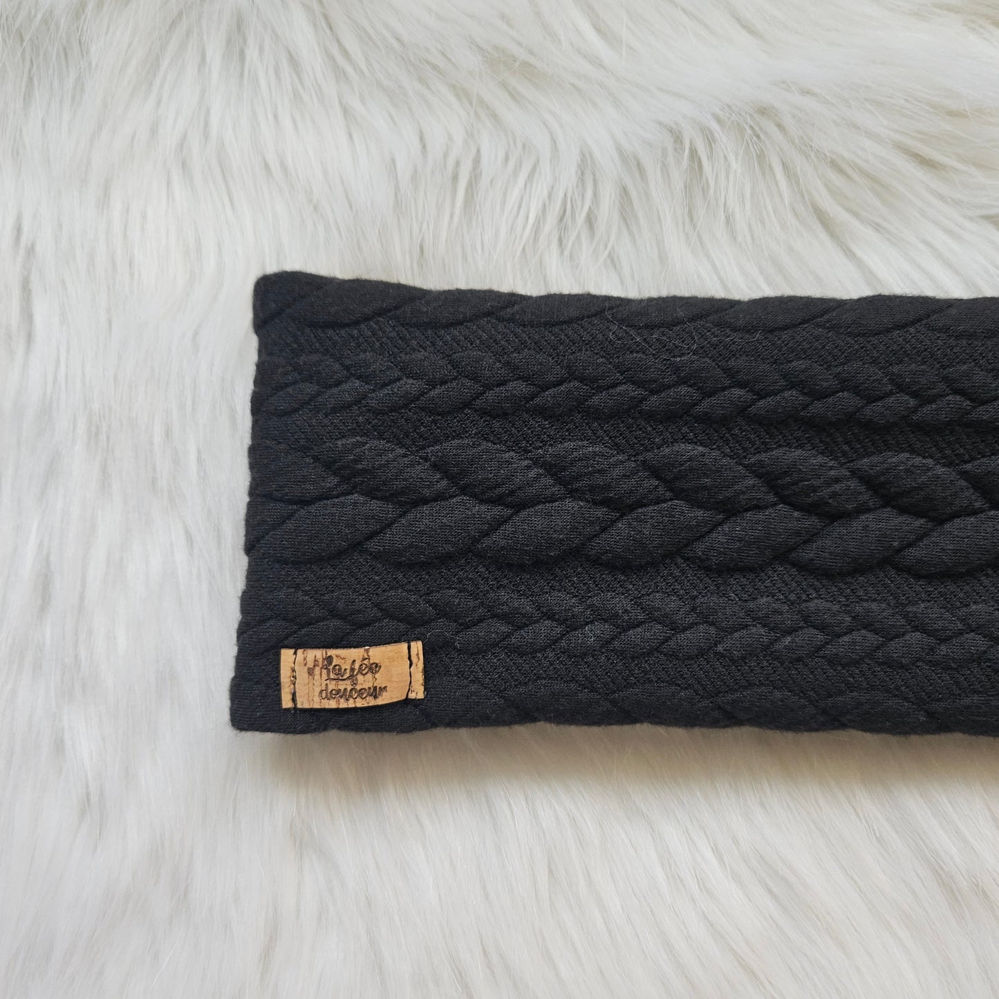 Bandeau SIMPLISTE noir, bandeau chaud, bandeau pour femme