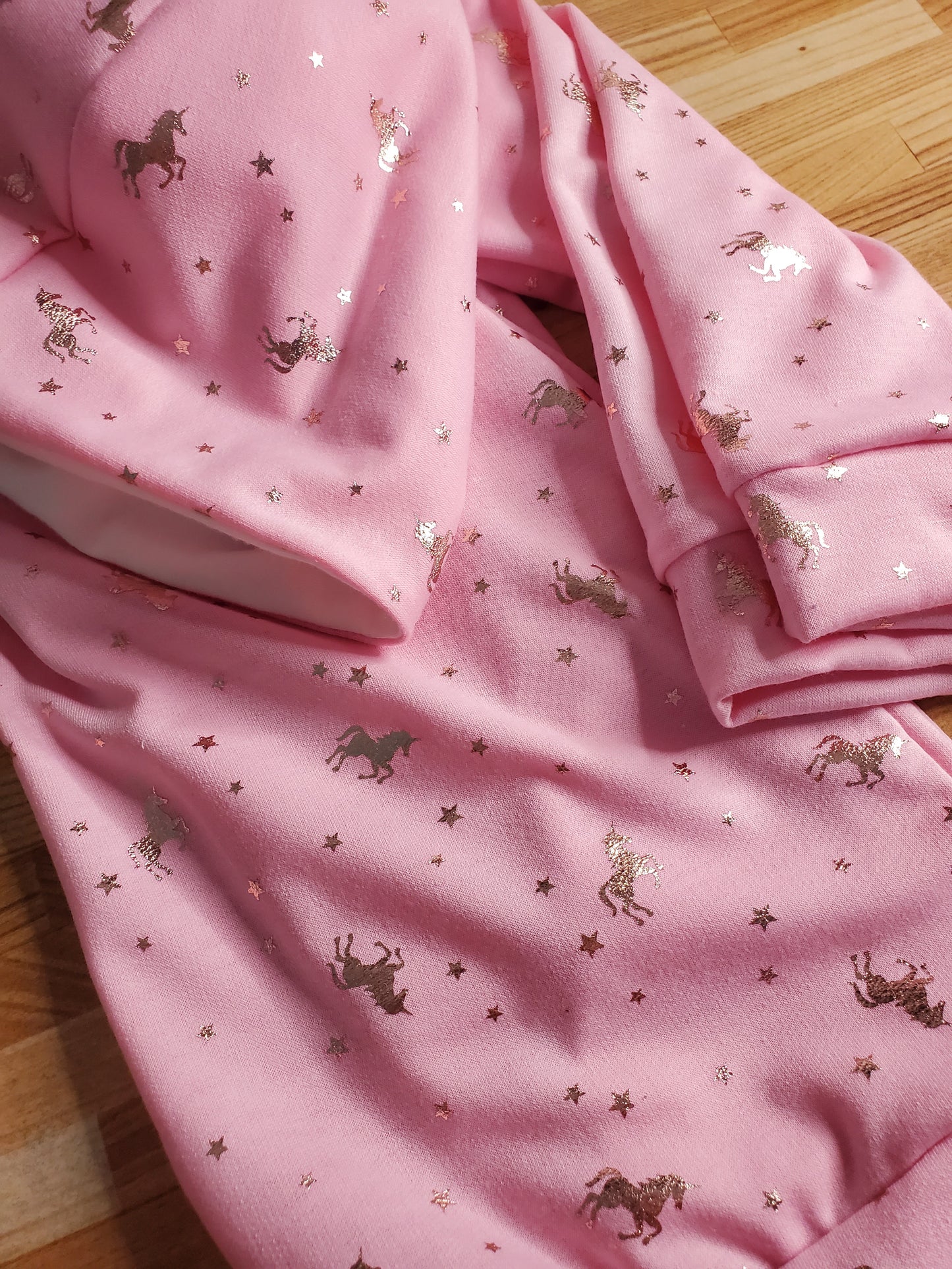 Chandail à manche longue Licorne, hoodie