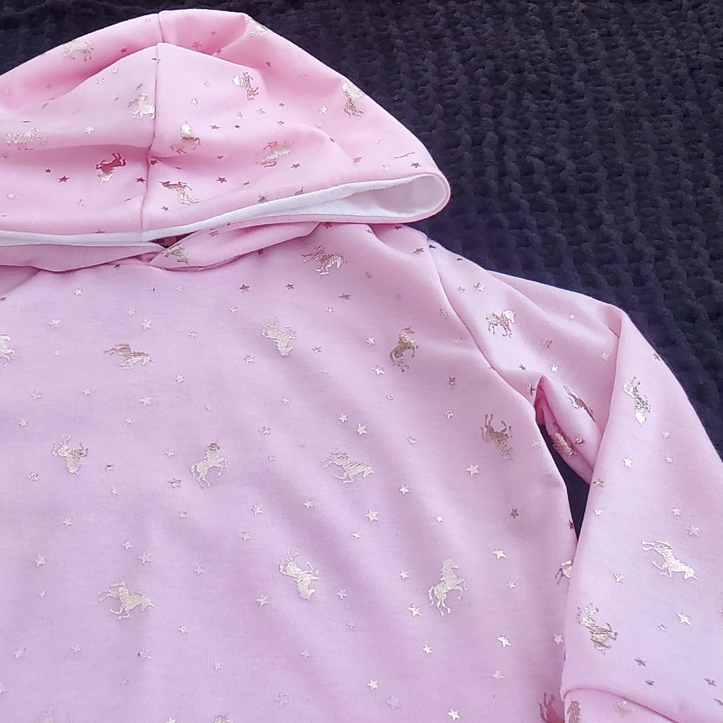 Chandail à manche longue Licorne, hoodie
