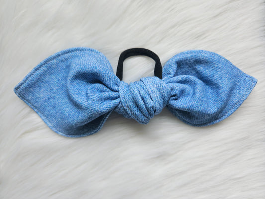 Noeud à cheveux modèle jeans